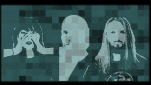 Mystical Death band photo arty black blue